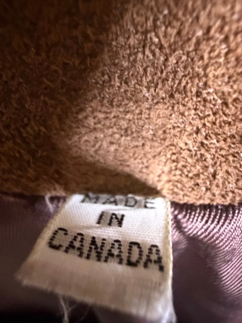 Vintage Brown Suede  Long Coat with Belt Made in Canada - Picture 2 of 10